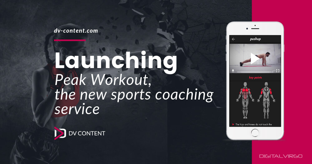 Mockup of Peak Workout App