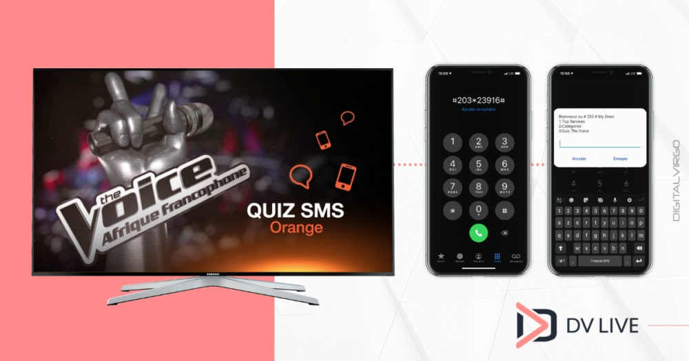 DV Live and The Voice Afrique Francophone for quiz