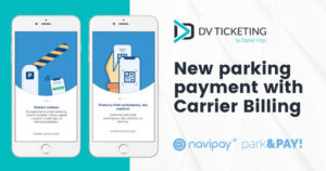 Post about new parking payment way with Carrier Billing