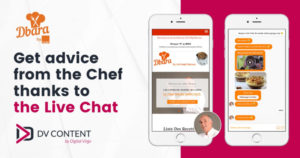 The launch of the Live Chat feature with Dbara by Orange