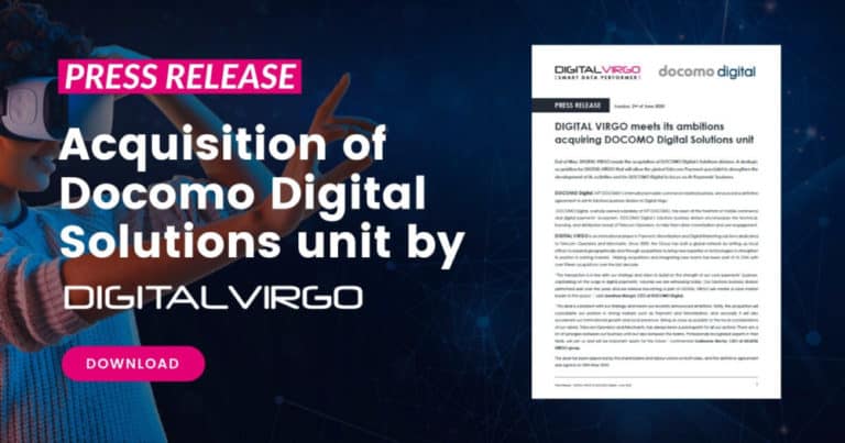 Acquisition of Docomo Digital Solutions by Digital Virgo
