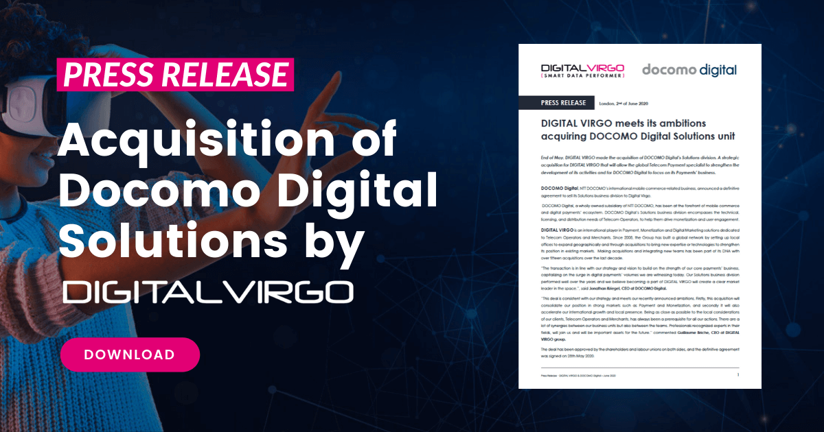 Acquisition of Docomo Digital Solutions