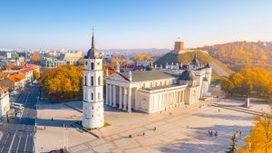 Aerial view of Vilnius