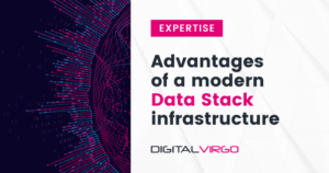 Advantages of a modern data stack infrastructure visual