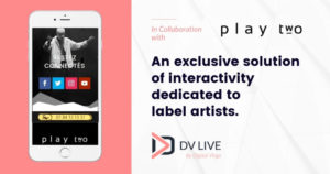 An exclusive solution of interactivity dedicated to label artists