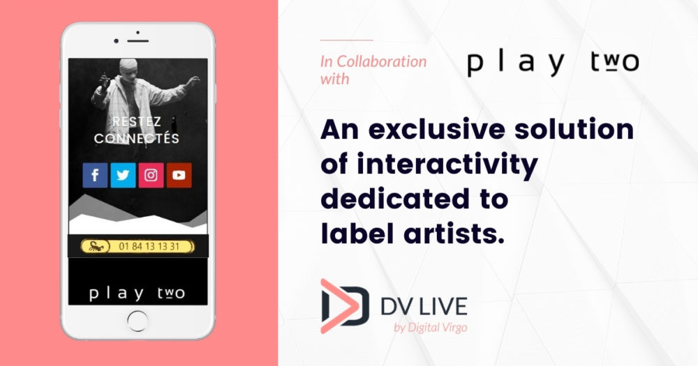 An exclusive solution of interactivity dedicated to label artists visual