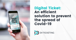Digital Ticket is an efficient solution to prevent the spread of Covid19 visual