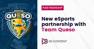 visual of new esports partnership with team queso