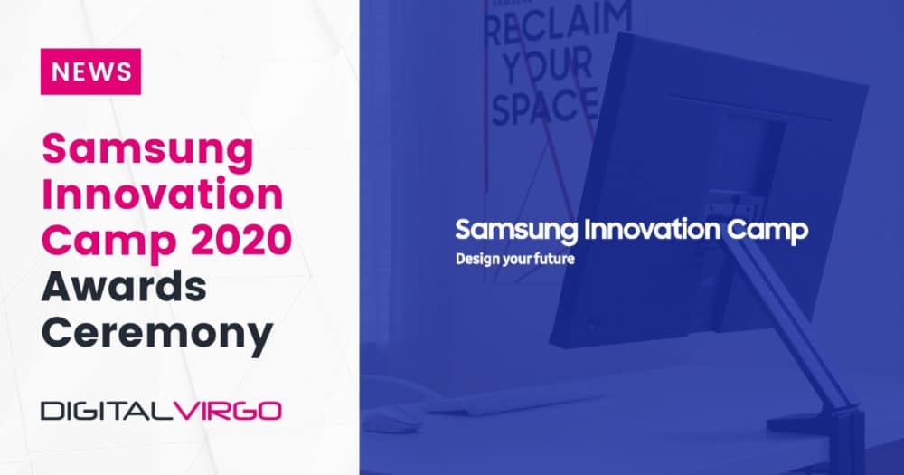 visual of Samsung innovation camp 2020 awards ceremony