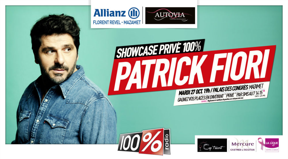 100% Radio uses Digital Virgo's Ticketing solution for his private Showcase of Patrick Fiori