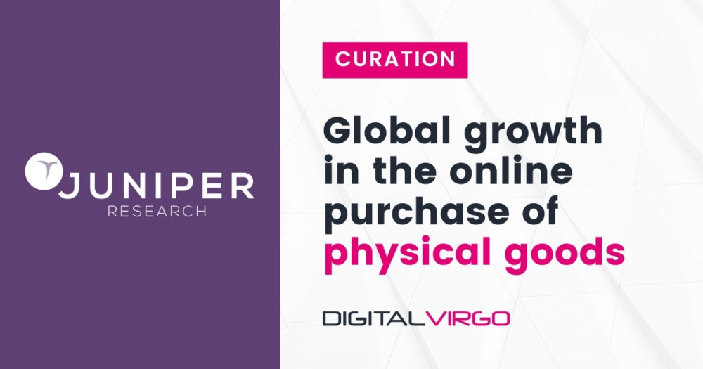 visual of global growth in the online purchase of physical goods