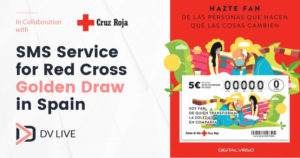 SMS Service for Red Cross in the Spanish Golden Draw