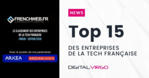 +6 pour Digital Virgo au classement FrenchWeb des 500 entreprises les plus influentes de la tech française