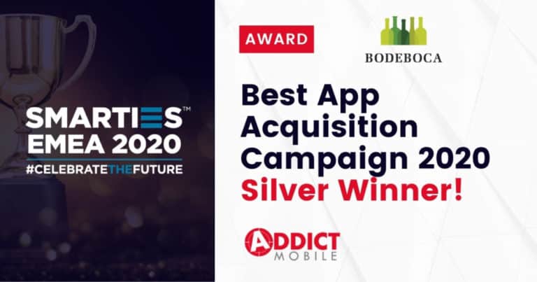visual of best App Acquisition Campaign 2020 silver winner