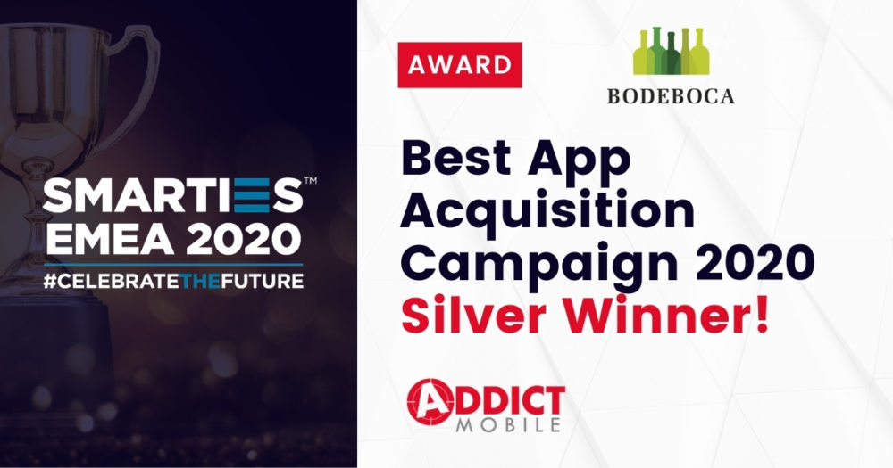 visual de la mejor Campaña de Adquisición de Apps 2020 ganadora de la plata