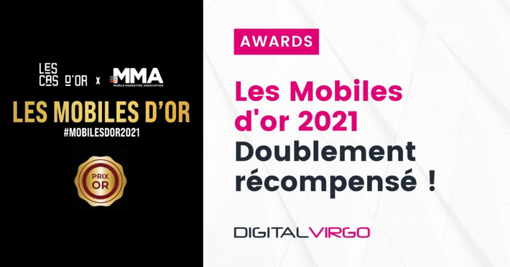 Digital Virgo est doublement récompensé aux Mobiles d'Or