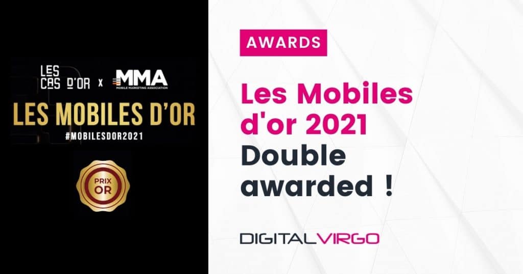 Digital Virgo double award for Les Mobiles d'or 2021 visual
