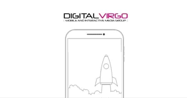 Digital Virgo mobile and interactive media group background