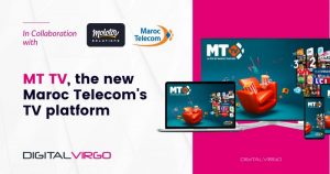Poster with Maroc Telecom new TV platform