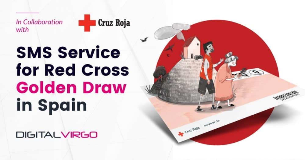 Our team provided SMS service to the Spanish Red Cross in their Golden Draw