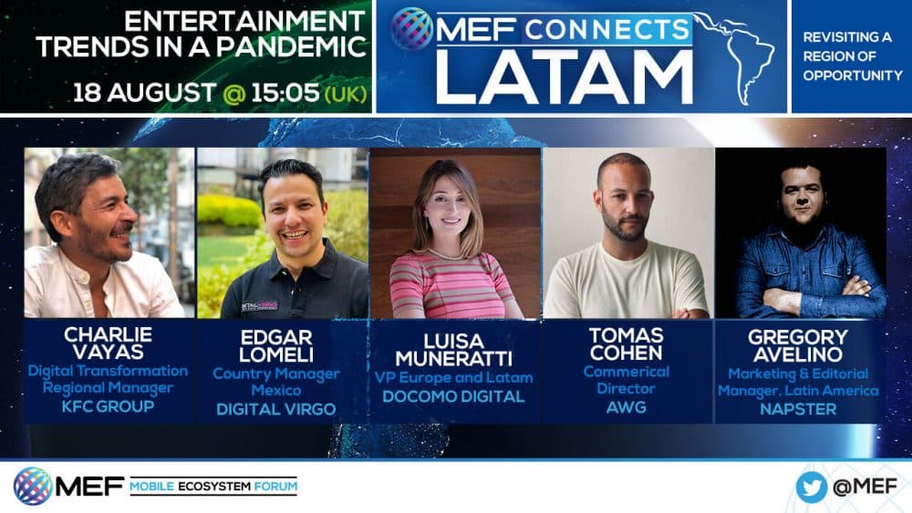 Poster about MEF connects LATAM with several employees
