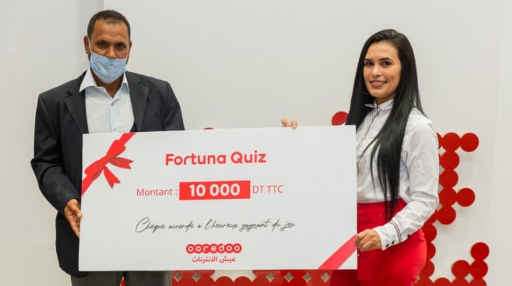 Ooredoo winners at fortuna quiz event