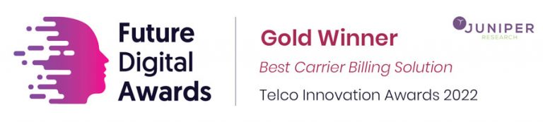 Digital Virgo awarded Gold Winner by Juniper Research for best carrier billing solution for 2022