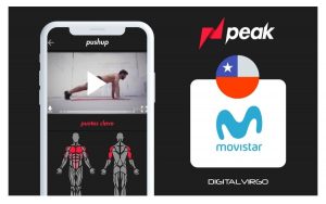 Lancement de la plateforme de fitness Peak avec Movistar au Chili