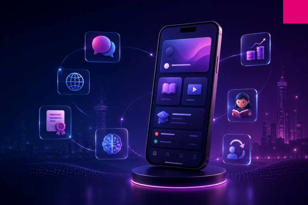Mobile phone with EdTech services