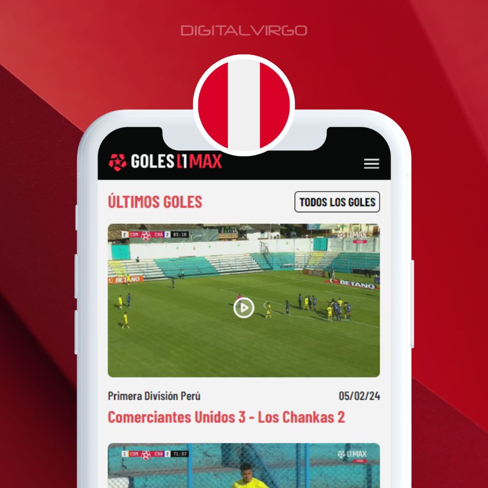 Goles L1 Max application now available in Peru