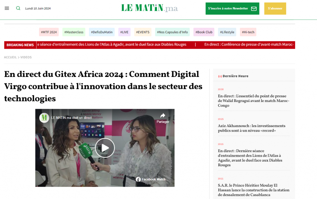 Digital Virgo en Gitex Africa