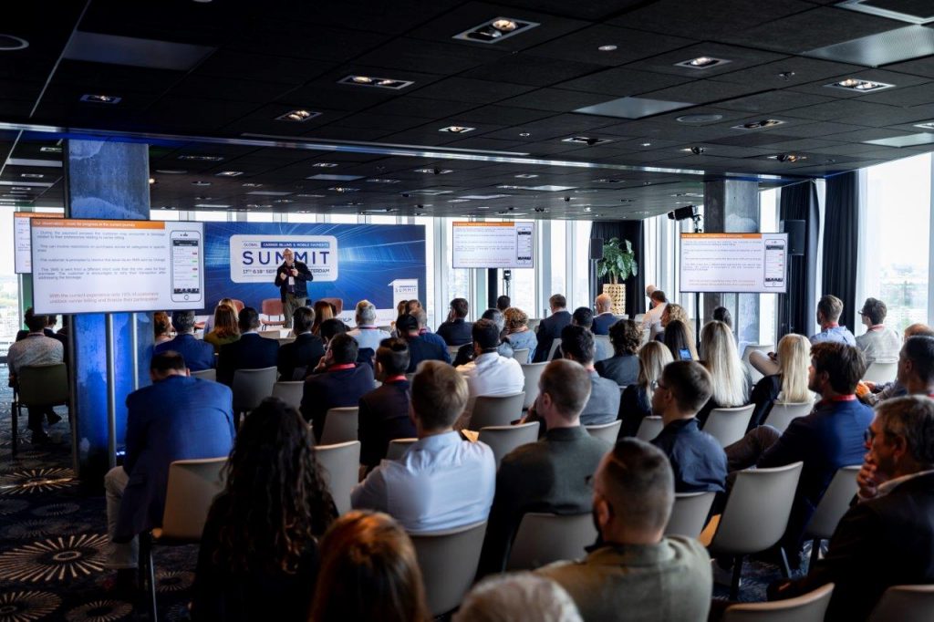 Aperçu de la scène du Global Carrier Billing  Mobile Payments Summit 2024.