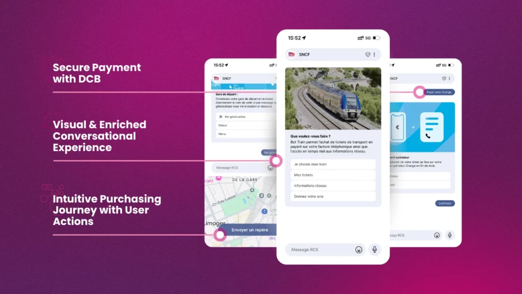 With modern, interactive interface, RCS offers a rich, visual, and conversational experience, featuring images, carousels, rich cards, and intuitive action buttons.