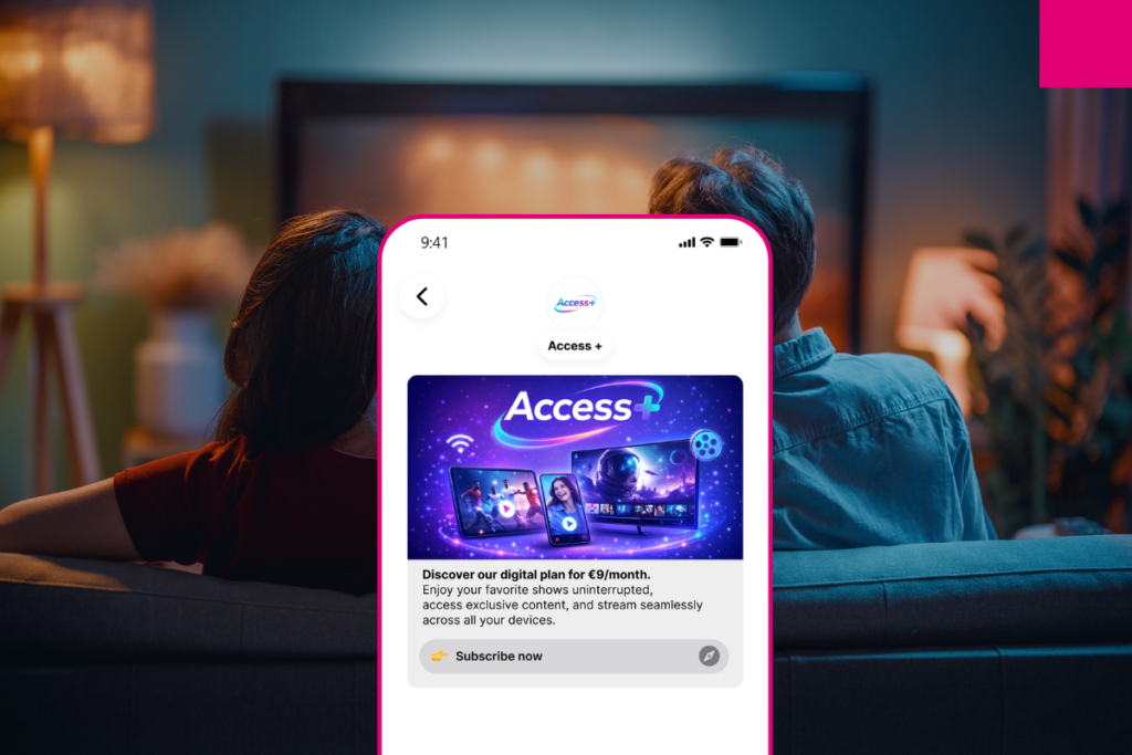 RCS for Business como palanca para la distribución de servicios digitales, incluidos contenidos por suscripción como el streaming, los videojuegos y la prensa digital.