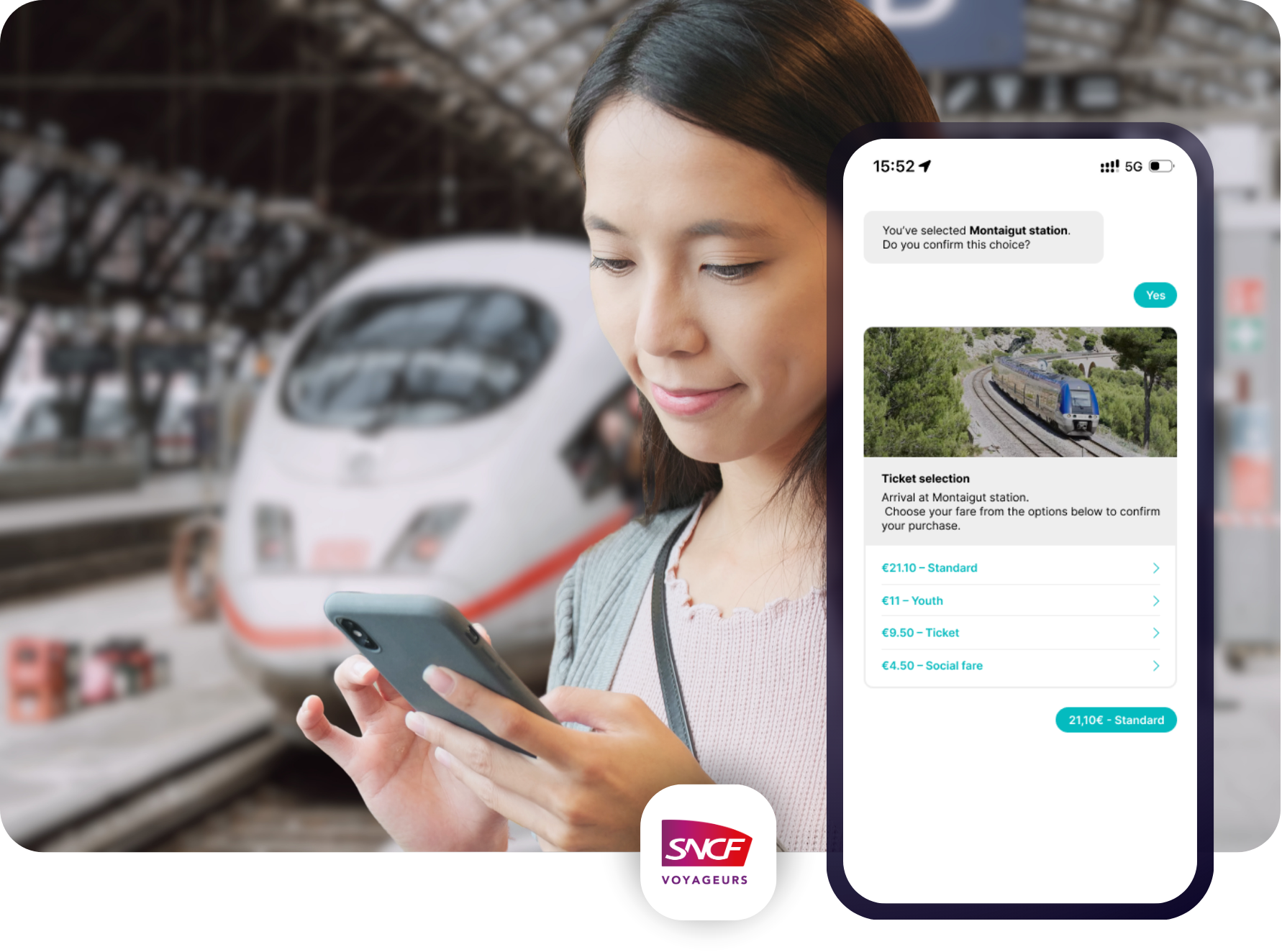 SNCF A mobile ticketing solution for public transport
