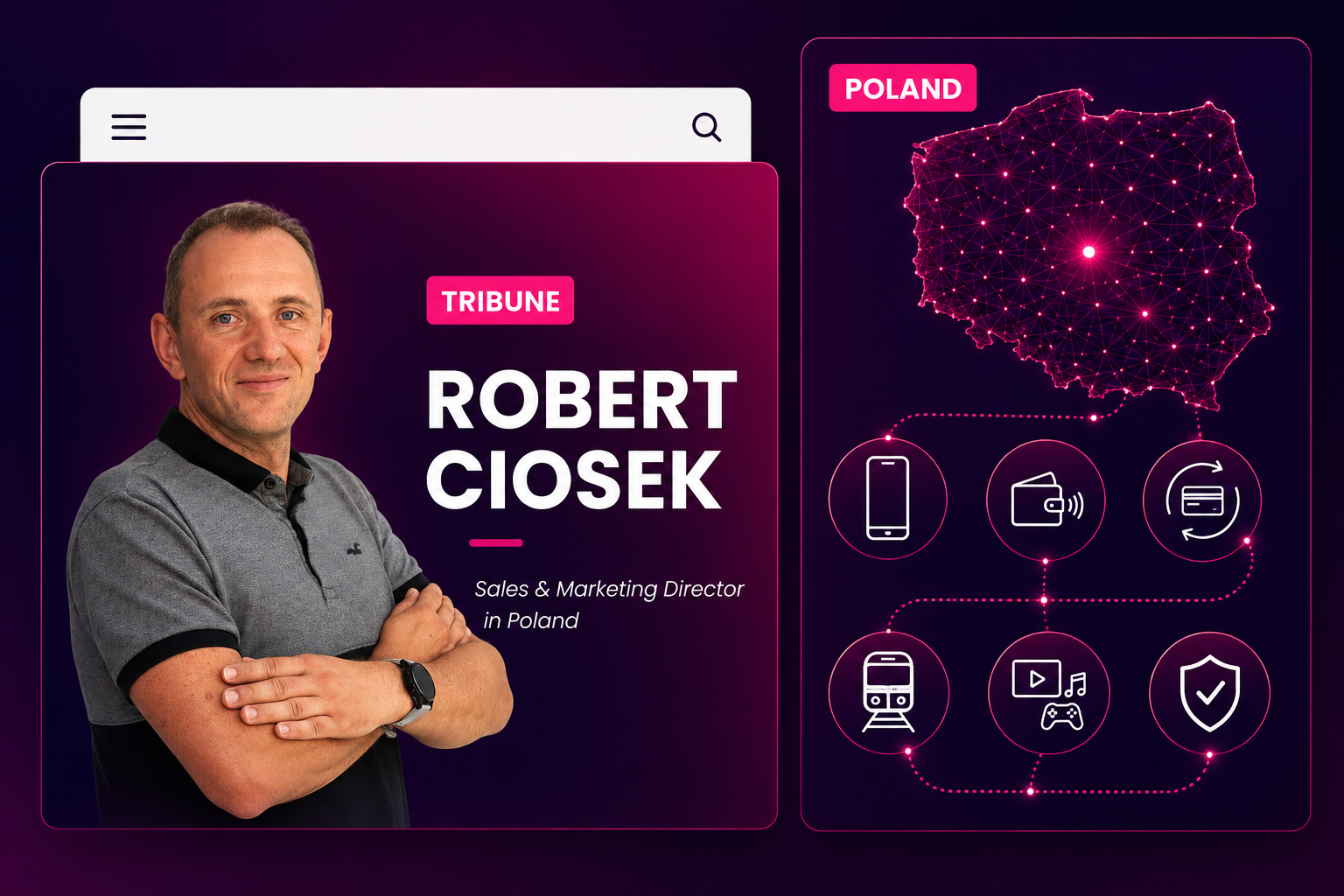 Digital Virgo Tribune featuring Robert Ciosek, Sales & Marketing Director in Poland, highlighting Poland’s digital transformation and mobile-first ecosystem.
