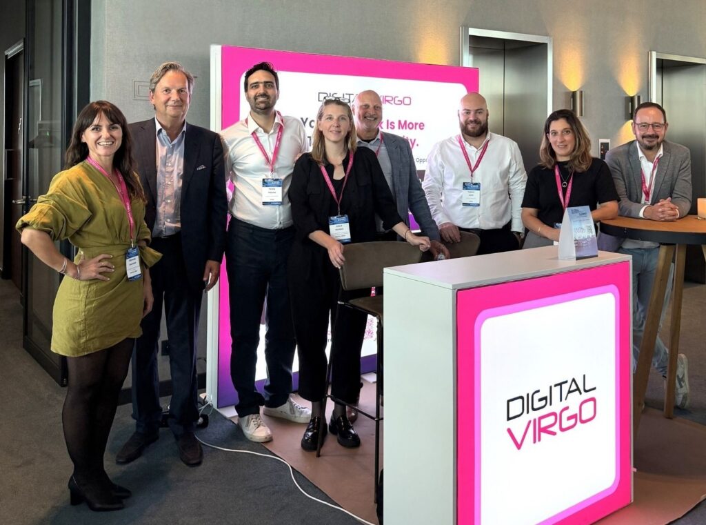 Digital Virgo team members and industry partners gathered at the MEF Global Carrier Billing & Mobile Payments Summit 2026 in Amsterdam.