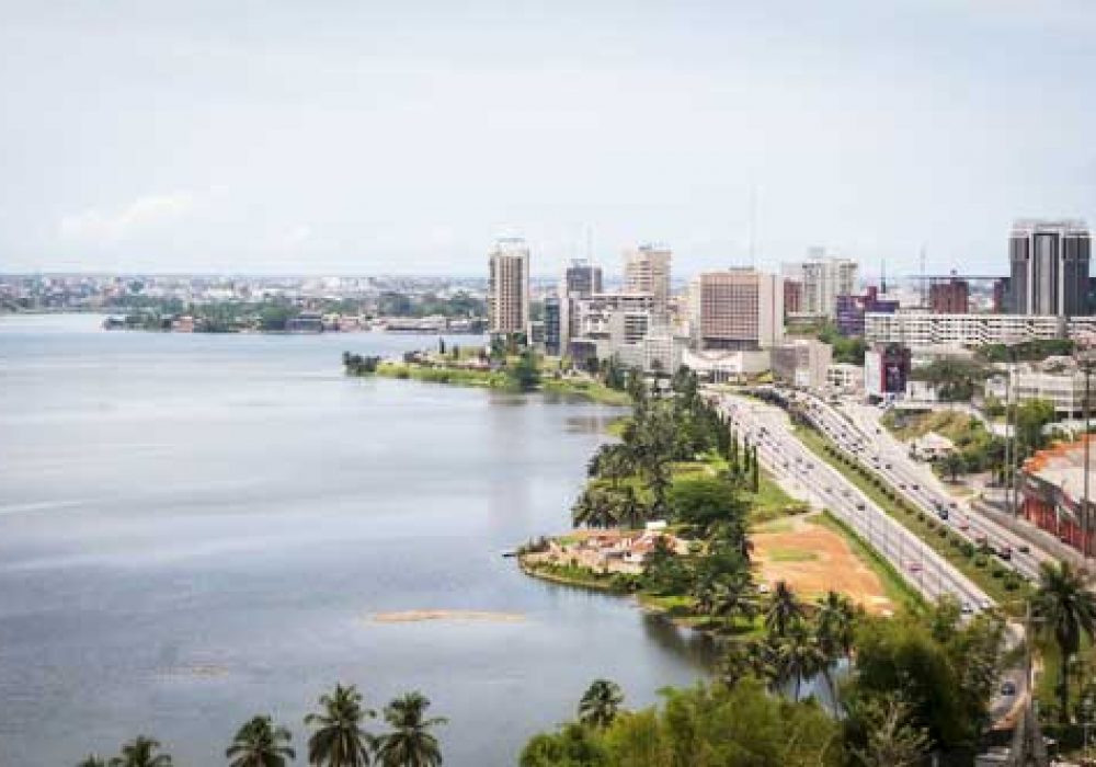 Abidjan-City Aerial view of Abidjan