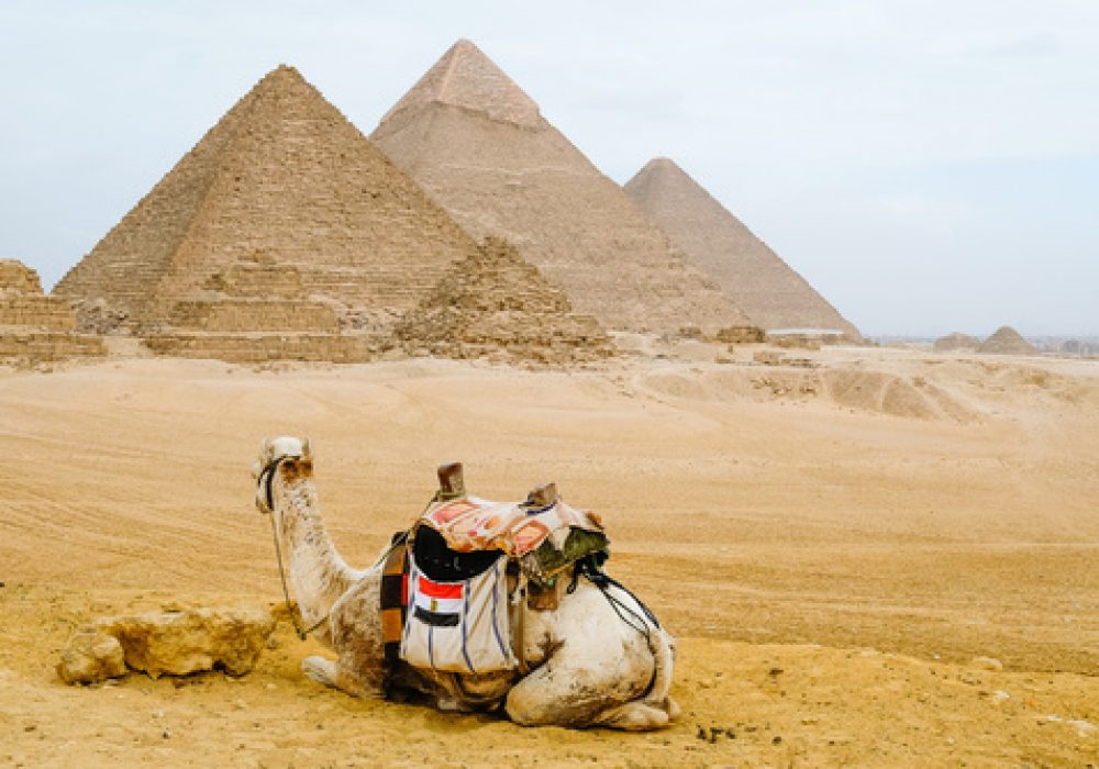 The piramids in Egypt