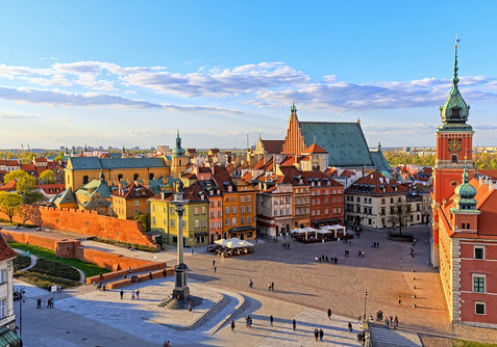 warsaw-city Aerial view of Warsaw