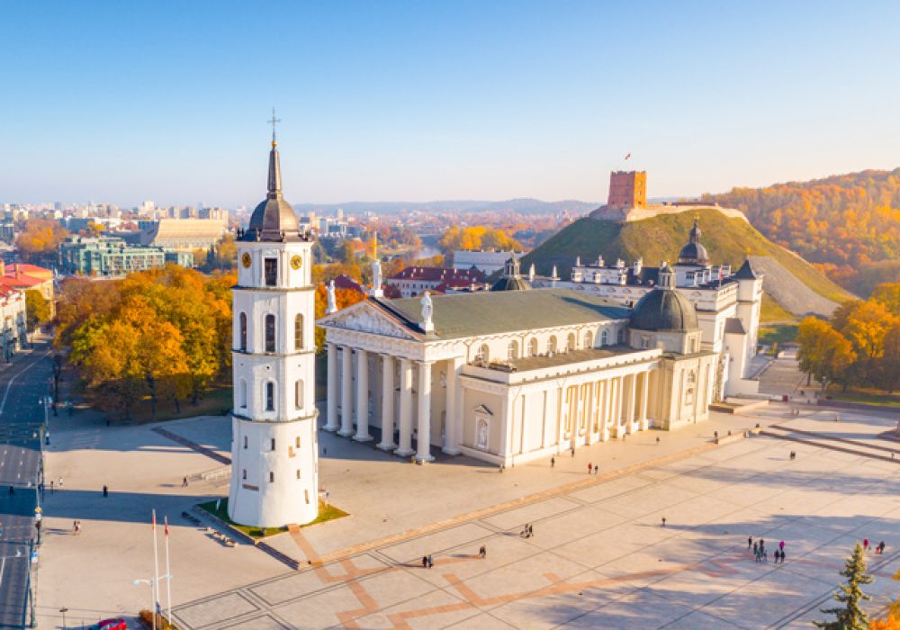 Aerial view of Vilnius